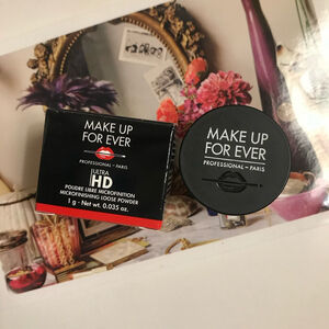 MAKE UP FOR EVER Ultra HD Microfinishing Loose Powder Mini 0.035 oz./ 1 g. New